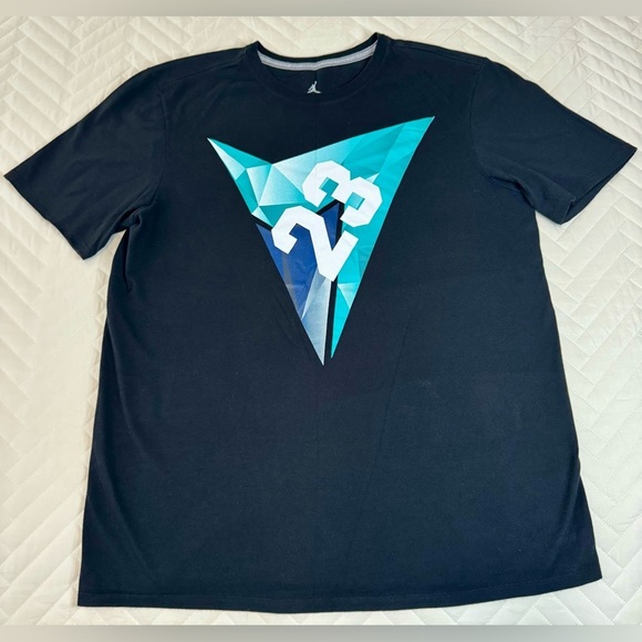 Jordan Other - Men’s Air Jordan VII Diamonds T Shirt Black Size L Used In Great Condition!